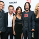 At the New York premiere of Siberia: Matthew Ross, Pasha D. Lychnikoff, Ana Ularu, Keanu Reeves, and Veronica Ferres